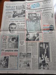 Halka Ve Olaylara Tercüman Gazetesi - 21 Ocak 1972 - Münih Olimpiyatları- Cemal Kamacı -  Rektörlük Kupasında İTÜ Şampiyon Oldu - - Ahmet Kabaklı - Tarık Buğra - Rauf Tamer - Fransa Füze Atan Avcı Botu Teklif Ediyor -  CHP Ankara Kongresine İsmet İnönü De Katılıyor - Sıkıyönetim 2 Ay Daha Uzatılacak - Soğuk Petrol Boru Hattını Patlattı