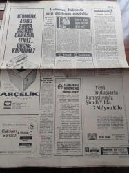 Halka Ve Olaylara Tercüman Gazetesi - 23 Ocak 1972 - Ahmet Kabaklı - Tarık Buğra - Rauf Tamer - Türkiye İşadamı Ve Sanayiciler Derneği Başkanlığına Vehbi Koç Seçildi - Cemal Kamacı Galip - Muhammed Ali Clay Foster'le 1 Nisan'da Japonya'da Karşılaşıyor - Deniz Gezmiş Hücresinin Azılı Kadın Anarşisti Olca Altınay Kadıköy'de Yakalandı - Bugün Sokağa Çıkmak Yasak - Uçak Kazasında Ölenlere Hazin Tören - Ortak Pazar Üye Sayısı 10'a Çıktı - Başbakan Nihat Erim Yurda Döndü - Kabe Bugün Gül Suyu İle Yıkanıyor