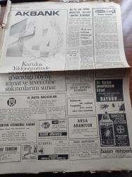 Halka Ve Olaylara Tercüman Gazetesi - 31 Ocak 1972 - Ahmet Kabaklı - Rauf Tamer - Tarık Buğra - Halka Kapılarını Açan Transtürk - Fenerbahçe Basketbolda Galatasaray'ı Bir Kere Daha Yendi - Beykoz Karagümrük'ü 2 0  Yendi - Adalet Partisi Genel Başkanı Süleyman Demirel Bugün İçin Sıkıyönetim Gerekli - Nihat Erim 12  Mart'ı Hedef Tutan Sözler Tehlike Yaratır - Birleşik Amerika'nın Zenci Kadın Başkan Adayı Shirley Chisholm