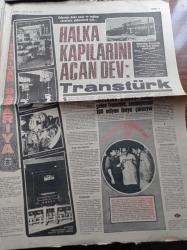 Halka Ve Olaylara Tercüman Gazetesi - 31 Ocak 1972 - Ahmet Kabaklı - Rauf Tamer - Tarık Buğra - Halka Kapılarını Açan Transtürk - Fenerbahçe Basketbolda Galatasaray'ı Bir Kere Daha Yendi - Beykoz Karagümrük'ü 2 0  Yendi - Adalet Partisi Genel Başkanı Süleyman Demirel Bugün İçin Sıkıyönetim Gerekli - Nihat Erim 12  Mart'ı Hedef Tutan Sözler Tehlike Yaratır - Birleşik Amerika'nın Zenci Kadın Başkan Adayı Shirley Chisholm