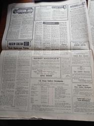 Halka Ve Olaylara Tercüman Gazetesi - 31 Ocak 1972 - Ahmet Kabaklı - Rauf Tamer - Tarık Buğra - Halka Kapılarını Açan Transtürk - Fenerbahçe Basketbolda Galatasaray'ı Bir Kere Daha Yendi - Beykoz Karagümrük'ü 2 0  Yendi - Adalet Partisi Genel Başkanı Süleyman Demirel Bugün İçin Sıkıyönetim Gerekli - Nihat Erim 12  Mart'ı Hedef Tutan Sözler Tehlike Yaratır - Birleşik Amerika'nın Zenci Kadın Başkan Adayı Shirley Chisholm