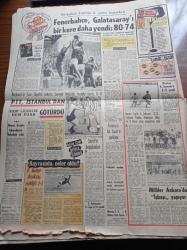 Halka Ve Olaylara Tercüman Gazetesi - 31 Ocak 1972 - Ahmet Kabaklı - Rauf Tamer - Tarık Buğra - Halka Kapılarını Açan Transtürk - Fenerbahçe Basketbolda Galatasaray'ı Bir Kere Daha Yendi - Beykoz Karagümrük'ü 2 0  Yendi - Adalet Partisi Genel Başkanı Süleyman Demirel Bugün İçin Sıkıyönetim Gerekli - Nihat Erim 12  Mart'ı Hedef Tutan Sözler Tehlike Yaratır - Birleşik Amerika'nın Zenci Kadın Başkan Adayı Shirley Chisholm