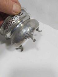 P11----BAKIR ÜZERİ NİKEL KAPLAMA PELTRO İTALY AYAKLI KUTU