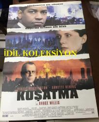 KUŞATMA, 1998, SİNEMA FİLM AFİŞİ / POSTERİ - BÜYÜK BOY - ORİJİNAL - 100 X 68 cm EBADINDA - The Siege, Original Turkish Big Size Movie Poster - Edward Zwick, Denzel Washington, Bruce Willis, Annette Bening, Tony Shalhoub, Sami Bouajila, Ahmed Ben Larby - ÖZEN FİLM