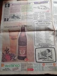 Güneş Gazetesi - 21 Aralık 1983 - Refik Erduran - İsmail Cem - Gönül Yazar - Harika Avcı - Muazzez Abacı - SODEP - Cumhurbaşkanı Kenan Evren Tekel Spor Tesisleri'ni Açtı Ve Bir Konuşma Yaptı - Basketbolda Eczacıbaşı Efes Pilsen'i Bitirdi - Selçuk Yula Fatih Terim Dünya Karması'nda - Anavatan Partisi Yasa Tasarısı Hazırladı - Yerel Seçimler Şubat'ta - Turgut Özal - TRT Bu Yılbaşında Dansözleri Kapatmadı -