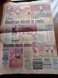 Güneş Gazetesi - 20 Nisan 1987 - Beşiktaş 13 Yılda 9 Gol Atabildiği Trabzonspor'a 90 Dakikada 3 Gol Attı - Ali Sami Alkış - Şansal Büyüka - Sudan Projeler - Türbanlı Sınav - Selim Egeli İle Diyalog - Çölün Yalnız Adamı Muhammer Kaddafi - Turgut Özal İpin Ucunu Kaçırdı - Hüsamettin Cindoruk Komünist Ve Şeriatçı Partiye Karşıyız