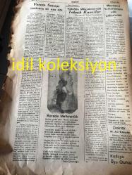 KÜTAHYA HAKİKAT  GAZETESİ YEREL TAŞRA BASINI--10 Şubat 1951 YIL :1 Sayı :7--Patronumuzun Yılbaşı Mesajı --Ne umduk ne bulduk --Rusya Macaristan ve Romanya Sefaretlerinin Havadis Bültenleri Neşri Yasak Edildi--Kore de Birleşmiş Milletler Kuvvetleri  İlerliyor ---Kore Gazilerine Çamlıcamız da Bir Nekahathane İstiyoruz --Sayın Valimizin genel Meclisimizi Kapayış Nutku --Verem Savaş Hakkında Bir Kaç Söz---Kütahya Meyvacılığında Teknik  Kusurlar --Memleket Hastanemizin Yıllık Çalışmaları --Kerede Mehmetçik :Cafer Çizmecioğlu --Amerika Akdeniz den Atlantiğe  Kadar Hava Üsleri Tesis Edecek --Kütahyamızın  öz evladı Necla Onultan --