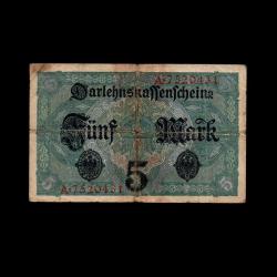 ALMANYA (1914) - 5 Mark (Temiz 6,0/10)