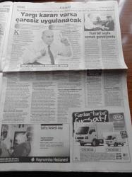 Sabah Gazetesi - 20 Aralık 2002 - Recep Tayyip Erdoğan'a Çankaya Engeli - Mehmet Ağar - Tansu Çiller - İlhan Cavcav Futbolcularına Talip Olanlar Ateş Püskürdü - Hasan Şaş - Emre Belözoğlu - Nazım Hikmet'in Öz Oğlu Gibi Sevdiği Memet Fuat Bengü 76 Yaşında Öldü - Kemal Derviş - Alparslan Türkeş Darbe Olacak Diye Almanya'ya Kaçıyordu - Doçent Doktor Necip Hablemitoğlu'nu Öldüren Tetikçi Profesyonel - Necip Hablemitoğlu Suikastı İran işi Olabilir