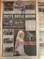 Sözcü Gazetesi, 2 Ocak 2023,  Ayşe Sucu, Deniz Zeyrek, Murat Muratoğlu, Necati Doğru, Rahmi Turan, Yekta O. Özden,  Söyleyelim Sana Bebeğim Nereye Geldiğini!, Tunç Soyer, Binlerce Kişi Gündoğdu Meydanı'nı Doldurdu, Erdem Ergüden, Jorge Jesus, Yusuf Yazıcı, Luka Doncic, Mauro Icardi, Angel Di Maria, Nampalys Mendy, Abdullah Avcı, Hasan Özer, Yusuf Erdoğan, Denswil, Francisco Montero, Yusuf Yazıcı, Denswil, Efecan Karaca, Nampalys Mendy, Luka Doncic, Mauro Icardi, Hasan Özer, Yılmaz Vural, Miss Duru, Kar Tanesi, Hedefim, Bakgor, Diatom, Istanbul Light, Ada Vapuru, Fire of Glory, Isın Aslı, Lady Karşıyaka, Angry Queen, Miss Tuana, Forever Justen, Hell Storm, Queen of Street, Flokida, Uluumay, Kayaların Fatıhi, Basgit, Başaydın, Hanım Sultan