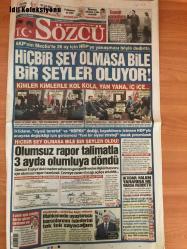 Sözcü Gazetesi, 6 Kasım 2022,  Ege Cansen, Necati Doğru, Yılmaz Özdil, Mahir Ünal, Ali İhsan Yavuz, Şerh Yazısı, Tutdere, Saygı Öztürk, Veli Toprak, Deniz Ayhan.  Patlamaya Az Kaldı, Öğretmen Yoksulsa O Ülke Zırcahildir, Sözcü Susarsa Türkiye Susar, Ecevit Sevgiyle Anıldı, Erdem Ergüden, Hüseyin Çağlar, Necati Doğru, Yılmaz Özdil, Mahir Ünal, Ali İhsan Yavuz, Şerh Yazısı, Tutdere, Saygı Öztürk, Velil Toprak, Deniz Ayhan, Ege Cansen, Patlamaya Az Kaldı, Öğretmen Yoksulsa O Ülke Zırcahildir, Sözcü Susarsa Türkiye Susar, Ecevit Sevgiyle Anıldı, Hiçbir Şey Olmasa Bile Bir Şeyler Oluyor!, Olumsuz Rapor Talimatla 3 Ayda Olumluya Döndü, İl Genel Meclisi- nin CHP'li Üyeleri Yaşananları Şöyle Özetledi:, Mahkemede Uyuşturucu Baronlarının İsimlerini Tek Tek Sayacağım - İdil Koleksiyon