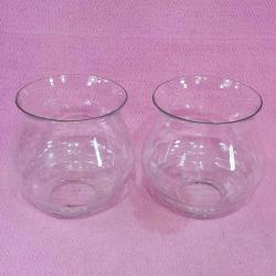 ANTİKA OSMANLI BİR ÇİFT EL YAPIMI AVİZE CAM FANUS MARUL