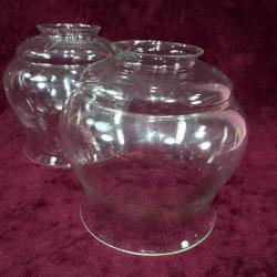 ANTİKA OSMANLI BİR ÇİFT EL YAPIMI AVİZE CAM FANUS MARUL