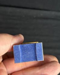 PİRİNÇ ÖZEL KUTUSUNDA  KOLEKSİYONLUK MİNYATÜR MASA SAATİ 670