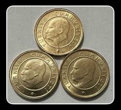 2018-2019-2020 - 1 KURUŞ Üçlü Lotu (TCM890) “ÇİL”