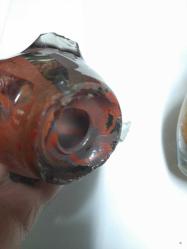 MURANO CAM 1 ÇİFT ÖRDEK - KUĞU BİRİNİN KANADINDA KÜÇÜK KIRIK VAR