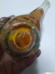 MURANO CAM 1 ÇİFT ÖRDEK - KUĞU BİRİNİN KANADINDA KÜÇÜK KIRIK VAR