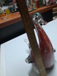 MURANO CAM 1 ÇİFT ÖRDEK - KUĞU BİRİNİN KANADINDA KÜÇÜK KIRIK VAR