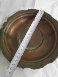 ANTİKA -BAKIR SUNUMLUK PİLAVLIK 18 CM ÇAP