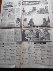 Tercüman İnci Gazetesi - 19 Mart 1974 - İlk Beş Yarışmasının Sonuçları - Hülya Koçyiğit - Cüneyt Arkın - Bedia Akartürk - Emel Sayın - Nuri Sesigüzel - Ajda Pekkan - Barış Manço - Yıldız Kenter - Müşfik Kenter - Hüzün Kayalıkları Foto Roman - Saadet Sun - Mafia Paris'te - Alain Delon - Charles Bronson - Elizabeth Taylor - Brigitte Bardot - Catherine Deneuve