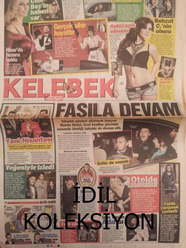 Kelebek Magazin Gazetesi 10 Ocak 2011 Aylin Tahincioğlu  
