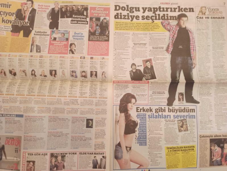 Kelebek Magazin Gazetesi 10 Ocak 2011 Aylin Tahincioğlu  