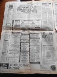 Cumhuriyet Gazetesi - 8 Nisan 1995 - Kurucusu Yunus Nadi - Muzaffer İlhan Erdost - Ataol Behramoğlu - Toktamış Ateş - İlhan Selçuk - Edip Akbayram - Beşiktaş Kulübü Başkanı 400 Milyar Arıyor - Uche - Korsan Maç Yayını - Gazi Mahallesi Olayları - Kuzey Irak'ta Geriye Sayım - ÖSS'ye Bir Gün Kaldı - Aziz Nesin'e Sıkı Koruma - Gümrük Birliği Tehlikeye Girdi - Tansu Çiller - Erdal İnönü