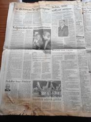 Cumhuriyet Gazetesi - 8 Nisan 1995 - Kurucusu Yunus Nadi - Muzaffer İlhan Erdost - Ataol Behramoğlu - Toktamış Ateş - İlhan Selçuk - Edip Akbayram - Beşiktaş Kulübü Başkanı 400 Milyar Arıyor - Uche - Korsan Maç Yayını - Gazi Mahallesi Olayları - Kuzey Irak'ta Geriye Sayım - ÖSS'ye Bir Gün Kaldı - Aziz Nesin'e Sıkı Koruma - Gümrük Birliği Tehlikeye Girdi - Tansu Çiller - Erdal İnönü