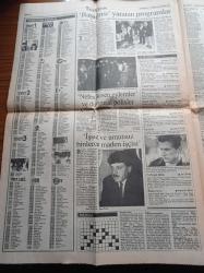 Aydınlık Gazetesi - 11 Nisan 1994 - Sakıp Sabancı Tansu Çiller Hükümetini Desteklemeliyiz - Alpay Beşiktaş'a Sergen Yalçın Sayesinde Geldim -  Jean Pierre Papin'e Talip Çıktı - Banker Kastelli  Sermaye Halkın Sırtından Geçiniyor - Tekel İşçileri Toplu Eylemde - Haftanın Eylem Takvimi - İşçi Partisi - Hava Kuvvetleri Eski Komutanı Orgeneral Safter Necioğlu Petlas'ın Kapatılması Hakkında Aydınlık'a Konuştu - Ferit İlsever - Dedeman Oteli - Zonguldak'a Karşı Bosna Tertibi