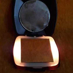 VINTAGE BAĞA GÖRÜNÜMLÜ AKRİLİK , PİLLİ IŞIKLI PUDRİYER HONG KONG