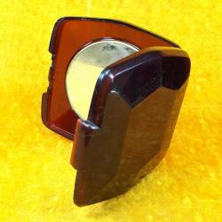 VINTAGE BAĞA GÖRÜNÜMLÜ AKRİLİK , PİLLİ IŞIKLI PUDRİYER HONG KONG