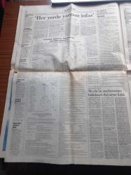 Cumhuriyet Gazetesi - 25 Nisan 1995 - Kurucusu Yunus Nadi - İlhan Selçuk - Toktamış Ateş - Melih Cevdet Anday - Rıdvan Dilmen İçin Top İviç'te - Ülkerspor Son Anda Yarı Finalde - Adalet Bakanı Mehmet Moğultay Yargısız İnfaz Her Yerde Var - Emeklilik Tartışması Büyüyor - İspanya'dan Kürt Tepkisi - Yaşar Kemal Kütüphanesi - Gorbaçov Başkan Adayı