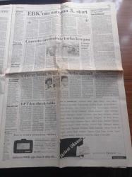Cumhuriyet Gazetesi - 25 Nisan 1995 - Kurucusu Yunus Nadi - İlhan Selçuk - Toktamış Ateş - Melih Cevdet Anday - Rıdvan Dilmen İçin Top İviç'te - Ülkerspor Son Anda Yarı Finalde - Adalet Bakanı Mehmet Moğultay Yargısız İnfaz Her Yerde Var - Emeklilik Tartışması Büyüyor - İspanya'dan Kürt Tepkisi - Yaşar Kemal Kütüphanesi - Gorbaçov Başkan Adayı