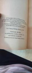 The Town by William Faulkner  First Vintage 1961