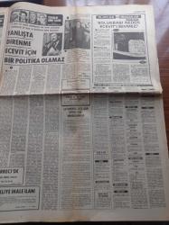 Milliyet Gazetesi - 8 Aralık 1977 - Sami Kohen - Burhan Felek - Fenerbahçe Bolu İle Berabere Kaldı - UEFA Kupasında Çeyrek Finalistler Belli Oldu - Kaçırılan Kıbrıslı İki Öğrenciden Biri Öldürüldü - Süleyman Demirel Sorunlar Karşısında Yılmayız - NATO Savunma Konseyi Ambargonun Kaldırılmasını İstedi