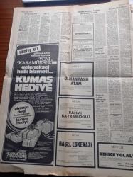 Milliyet Gazetesi - 8 Aralık 1977 - Sami Kohen - Burhan Felek - Fenerbahçe Bolu İle Berabere Kaldı - UEFA Kupasında Çeyrek Finalistler Belli Oldu - Kaçırılan Kıbrıslı İki Öğrenciden Biri Öldürüldü - Süleyman Demirel Sorunlar Karşısında Yılmayız - NATO Savunma Konseyi Ambargonun Kaldırılmasını İstedi