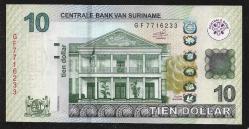 ** SURİNAM ( 10 * DOLLAR ) 2019 - ÇİL