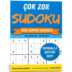 Çok ZOR Sudoku Kitabı (400 Süper Sudoku)