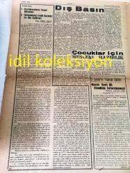 İSTANBUL VAKİT GAZETESİ YEREL TAŞRA BASINI ----23 Temmuz 1962 Yıl :43 Sayı :13094--Kar Getiren iktisadi Devlet Teşekkürlerinden  Bir Kısmını Özel Sektör 'e Nakletmek --Bir Ziyaretin Manası :Asım Us--Kıbrıs Türkleri ile Rumları  Arasındaki Münasebetleri  Baltalayan Esas Sebepler ---Dr. F.K Gökay :H.Süha Gezgin --Asıl Büyük Dava --Kalkınma ve özel  teşebbüs --Sun'i Gübre Kararnamesi --Amerikan Demokrasisinden Bir Örnek --Asım Us 'un 1937 Hatıra Notları --Dünya Boks Şampiyonu Ross 'un Hatıraları --Doiş Memleketlerden Türkiye 'ye Gelerek Avlanmak İsteyenlerin Sayısı Günden Güne Artıyor ---Aydın Valisi Doğan Uluergüven Nazilli de