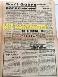 İSTANBUL VAKİT GAZETESİ YEREL TAŞRA BASINI ----23 Temmuz 1962 Yıl :43 Sayı :13094--Kar Getiren iktisadi Devlet Teşekkürlerinden  Bir Kısmını Özel Sektör 'e Nakletmek --Bir Ziyaretin Manası :Asım Us--Kıbrıs Türkleri ile Rumları  Arasındaki Münasebetleri  Baltalayan Esas Sebepler ---Dr. F.K Gökay :H.Süha Gezgin --Asıl Büyük Dava --Kalkınma ve özel  teşebbüs --Sun'i Gübre Kararnamesi --Amerikan Demokrasisinden Bir Örnek --Asım Us 'un 1937 Hatıra Notları --Dünya Boks Şampiyonu Ross 'un Hatıraları --Doiş Memleketlerden Türkiye 'ye Gelerek Avlanmak İsteyenlerin Sayısı Günden Güne Artıyor ---Aydın Valisi Doğan Uluergüven Nazilli de