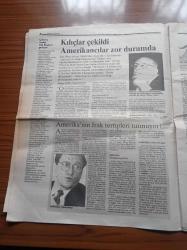 Aydınlık Gazetesi - 1 Nisan 1995 - Kurucusu Şefik Hüsnü - Doğu Perinçek - Haftanın Konuğu Çekmeköy'de Sol Güçbirliği'nin Muhtarları - Kılıçlar Çekildi Amerikancılar Zor Durumda - Tansu Çiller - Grossman - Süleyman Demirel - Hikmet Çetin - Erdal İnönü - İsmail Hakkı Karadayı - İstanbul Valisi Hayri Kozakçıoğlu - Latife Karaman Cinayeti - Faşistler Ümit Kaftancıoğlu'nu 15 Yıl Önce Öldürmüştü