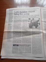 Aydınlık Gazetesi - 1 Nisan 1995 - Kurucusu Şefik Hüsnü - Doğu Perinçek - Haftanın Konuğu Çekmeköy'de Sol Güçbirliği'nin Muhtarları - Kılıçlar Çekildi Amerikancılar Zor Durumda - Tansu Çiller - Grossman - Süleyman Demirel - Hikmet Çetin - Erdal İnönü - İsmail Hakkı Karadayı - İstanbul Valisi Hayri Kozakçıoğlu - Latife Karaman Cinayeti - Faşistler Ümit Kaftancıoğlu'nu 15 Yıl Önce Öldürmüştü