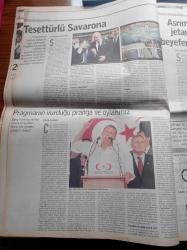 Radikal İki Gazetesi - 10 Kasım 2002 - Seçimden Galip Çıkan Adalet Ve Kalkınma Partisi Başkanı Recep Tayyip Erdoğan - Tesettürlü Savarona - Paulo Coelho - Mütevazı Soprano Otilya Maria Aydın - Duman Türk Rock'ının Genç Grubu - Fuat Keyman - Tanıl Bora -Lale Müldür - Elif Şafak - Deniz Baykal