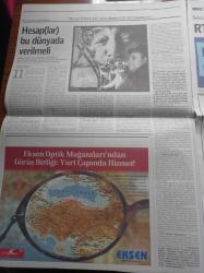 Radikal İki Gazetesi - 15 Kasım 1998 - Dört Usta Müzisyen The Poozies - Deniz Gezmiş - İki Özgür Kelebek Sevinç Erbulak ve Tolga Çevik - İşveli Ve Cilveli Rober Hatemo - Bülent Ortaçgil - Hoşçakal Yarın Film - Ertuğrul Kürkçü - Füsun Önal - Hadi Çaman - Sertab Erener - Yıldırım Turker- Oray Eğin - Bulmaca - Yıldo'nun Altın Yılları - Süleyman Demirel - Allende - Pinochet - RTÜK Neden Kaldırılamaz