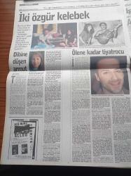 Radikal İki Gazetesi - 15 Kasım 1998 - Dört Usta Müzisyen The Poozies - Deniz Gezmiş - İki Özgür Kelebek Sevinç Erbulak ve Tolga Çevik - İşveli Ve Cilveli Rober Hatemo - Bülent Ortaçgil - Hoşçakal Yarın Film - Ertuğrul Kürkçü - Füsun Önal - Hadi Çaman - Sertab Erener - Yıldırım Turker- Oray Eğin - Bulmaca - Yıldo'nun Altın Yılları - Süleyman Demirel - Allende - Pinochet - RTÜK Neden Kaldırılamaz