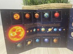 Güneş Sistemindeki Gezegenler Hatıra Para Seti - Albümünde - Çil