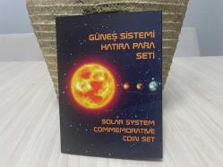 Güneş Sistemindeki Gezegenler Hatıra Para Seti - Albümünde - Çil