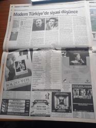 Radikal İki Gazetesi - 29 Temmuz 2001 - Recep Tayyip Erdoğan - Necmettin Erbakan - Nuri İyem - Erzurum'un Dadaşları - Türklerin Piknik Sevgisi - Şarkıcı Nilüfer - Las Apariencios Enganan -  Aydın Milletvekili Selma Pişkinsüt Fotoğrafı - Hamburger Ya da Mcdert - Sibel Can'ın Çekim Alanı - Ömer Laçiner - Ahmet İnsel - Yıldırım Türker - Erol Göka