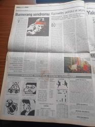 Radikal İki Gazetesi - 27 Ekim 2002 - Yeni Küçük Liseli Kız Fantezisi - Savaş Karşıtı Komik Adam Robin Williams - Cadılar Bayramı - Damardan CHP'li Kemal Derviş Fotoğrafı - Bumerang Sendromu - Good Food Ayı - Avril Lavigne - Azınlığa Verilen Hak - Yıldırım Türker - Ahmet İnsel - Sema Öğünlü - Erol Göka - Elif Şafak - Elvan Uysal - Orhan Kahyaoğlu - İsmail Cem - Hüsamettin Özkan