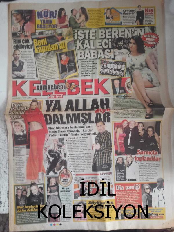 Kelebek Magazin Gazetesi 19 Şubat 2011 Nasuh Mahruki Nurgül  